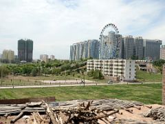 15 Ferris Wheel And Modern Buildings From Kashgar Old Town Museum